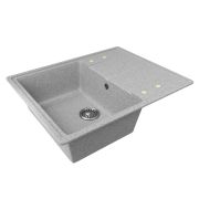 Мойка ZX-GM 05 с крылом, серая 480*620*180 мм