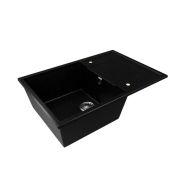 Мойка ZX-GM 12 с крылом, черная 510*760*200 мм