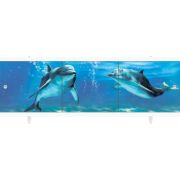 Экран для ванной 1,7 дельфины Ультра легкий АРТ Новый