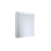 Зеркало шкаф «ВИКТОРИЯ» 700*800 (ШВ) 2 створки, правый, сенсорный выкл, светодиодная подсветка