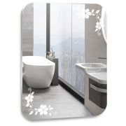 Зеркало MIXLINE «Блум» 550*800 (ШВ) пескоструйный рисунок