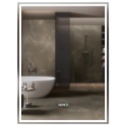 Зеркало MIXLINE «Сантана-4» 600*800 (ШВ) верт., сенсорный выключатель + часы***