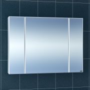 Зеркальный шкаф СаНта Стандарт 100 113012, цвет белый