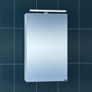 Зеркальный шкаф СаНта Стандарт 45 113014, цвет белый, с подсветкой