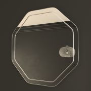 Зеркало MIXLINE «Герда» 600*600 (ШВ) гравировка