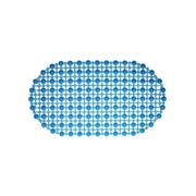 Коврик 65х36 на присосках «Комфорт» синий