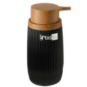 Дозатор жидкого мыла FIXSEN BLACK BOOM FX-411-1 пластик, ЧЕРНЫЙ