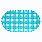 Коврик 65х36 на присосках «Комфорт» голубой