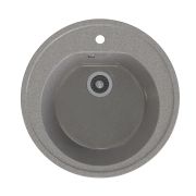 Мойкa ML-GMS02 СТАНДАРТ круглая, темно-серый (309), 505мм (глуб. чаши 165)