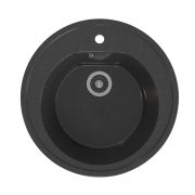 Мойкa ML-GMS02 СТАНДАРТ круглая, черный (308), 505мм (глуб. чаши 165)