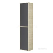 Шкаф - колонна AQUATON Лофт Урбан серый графит, дуб орегон 1A248103LQX60