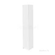 Шкаф - колонна AQUATON Лондри белая, узкая 1A260603LH010