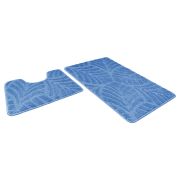 Набор ковриков д/ванной Актив icarpet 60*100+60*50 синий (01)
