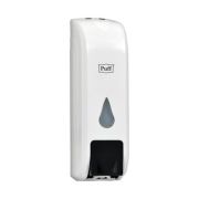 Дозатор для жидкого мыла настенный Puff-8104 0,35л, пластик, белый, съемный контейнер, с ключом