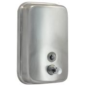 Дозатор для жидкого мыла настенный Solinne TM804ML 1л, нерж. сталь, хром/матовый (2512.043)