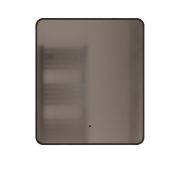 Зеркало MIXLINE «Инканто» 600*700 (ШВ) бесконтактный сенсор, светодиодная подсветка,черная окантовка