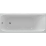Акриловая ванна Aquatek Альфа 140x70 ALF140-0000019 с фронтальным экраном, слив слева, без гидромассажа