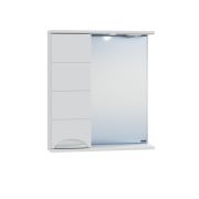Зеркальный шкаф СаНта Родос 60 левый, с подсветкой (106015)