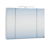 Зеркальный шкаф СаНта Стандарт 100 113013, цвет белый, с подсветкой